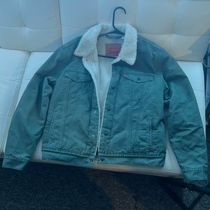 Green Levi jacket